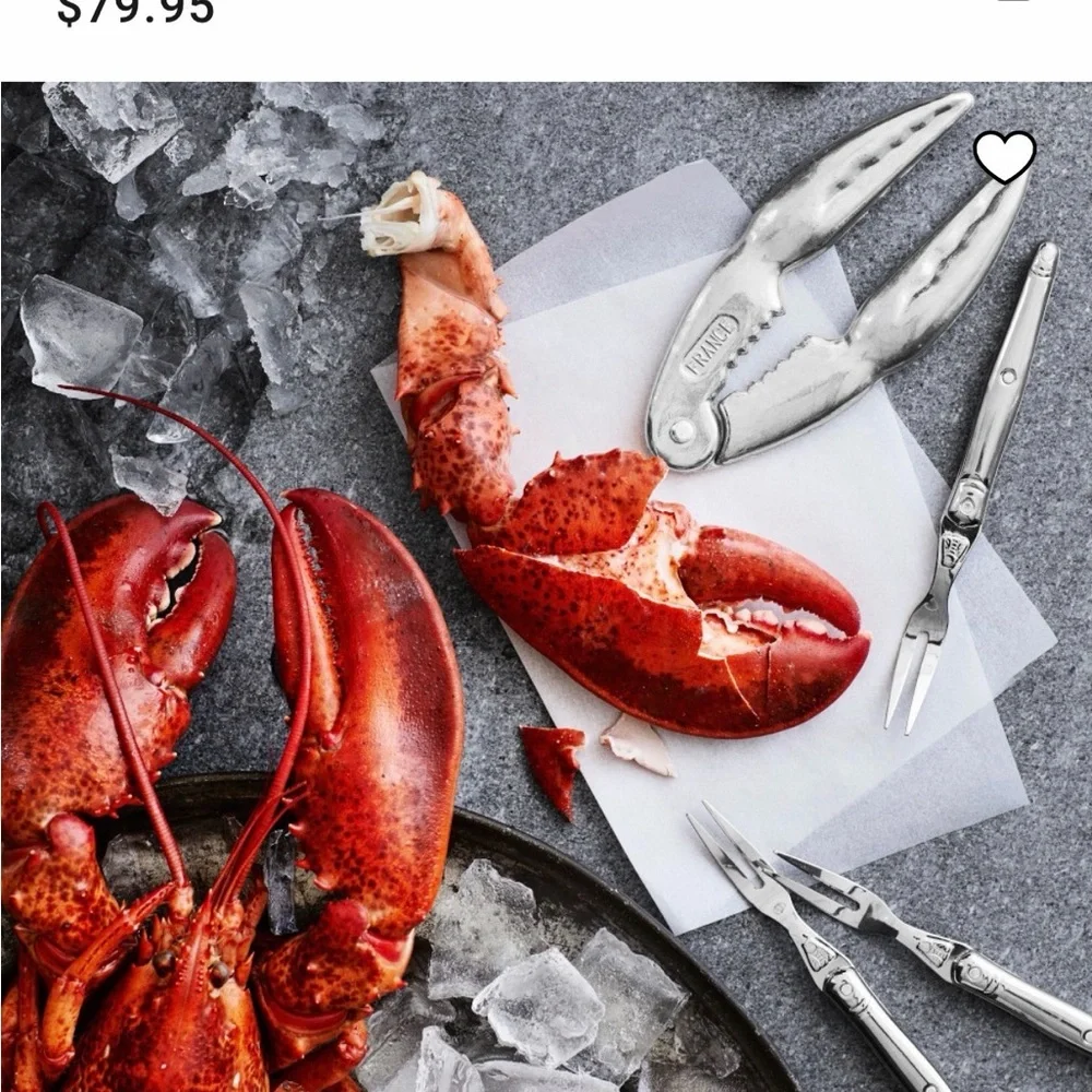Williams Sonoma Black and White Seafood Tools